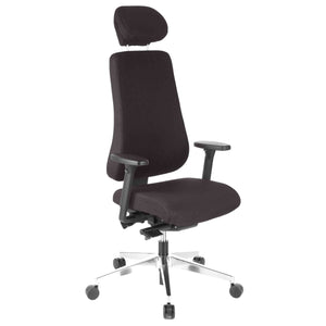 Biuro kėdė PRO-TEC 400 (iki 220 cm) – Juoda