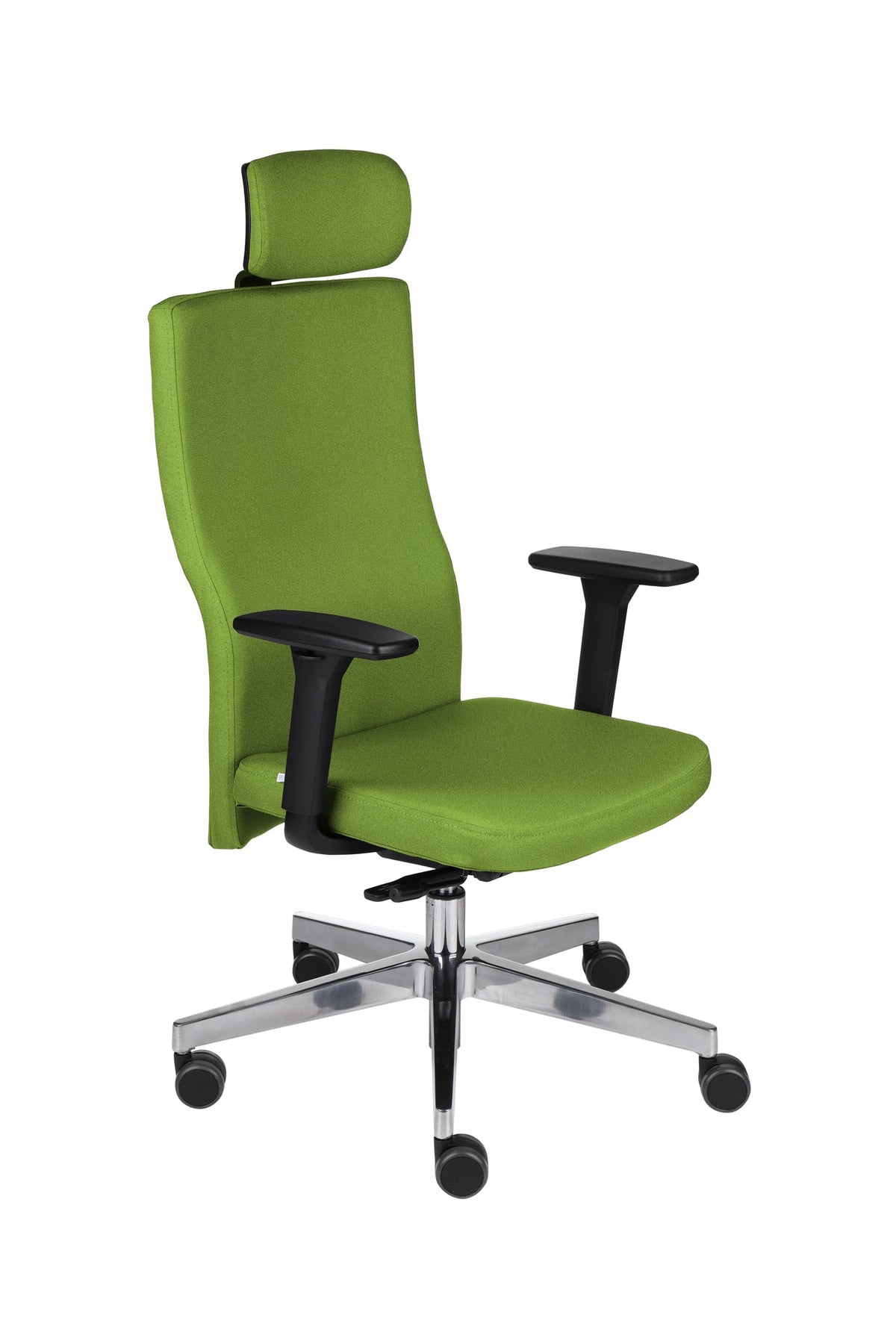 Biuro kėdė Team Plus HD Chrome Bondai – žalia