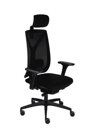 Biuro kėdė Valio BS HD Black Note – juoda n01