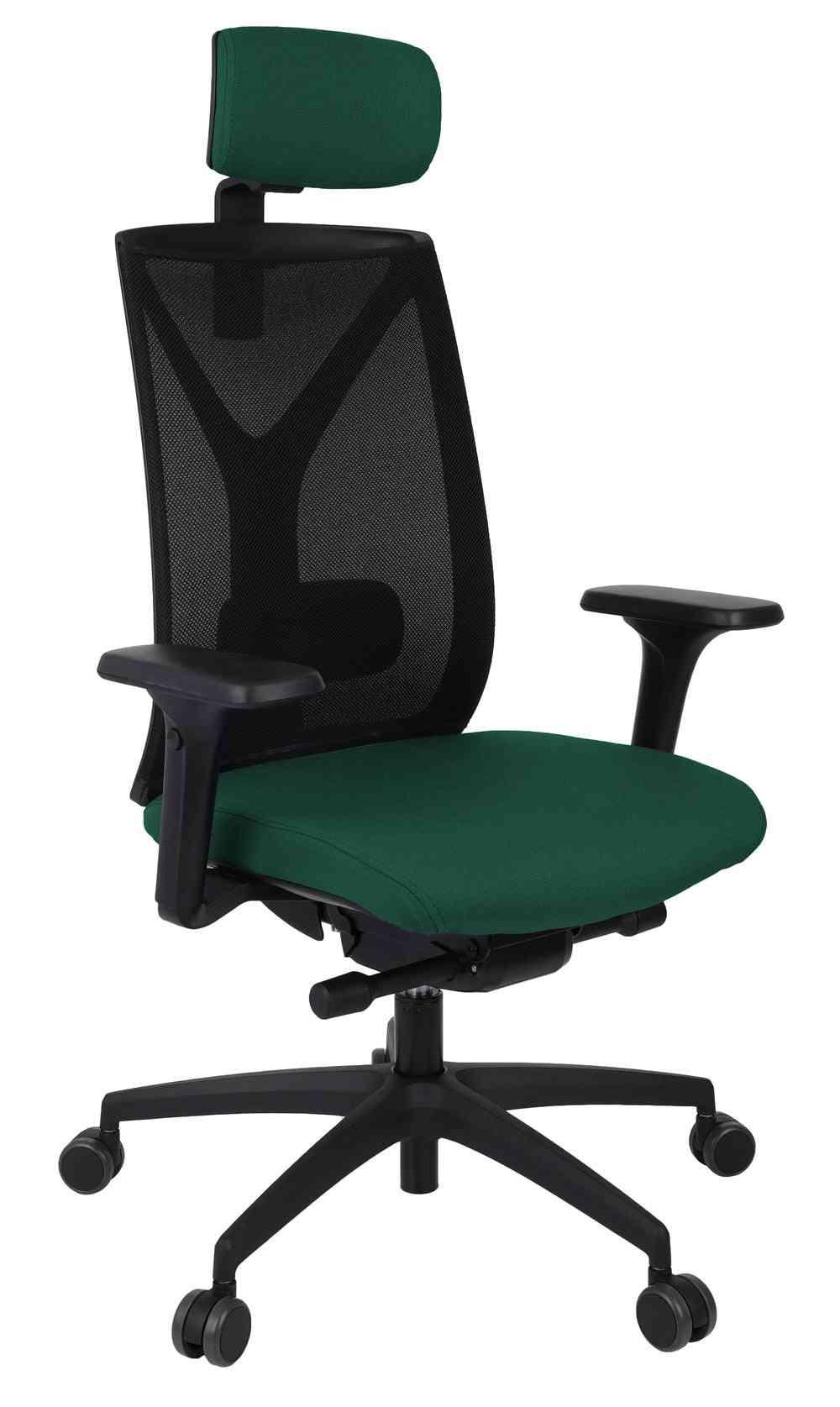 Biuro kėdė Valio BS HD Black Note – tamsiai žalia N16