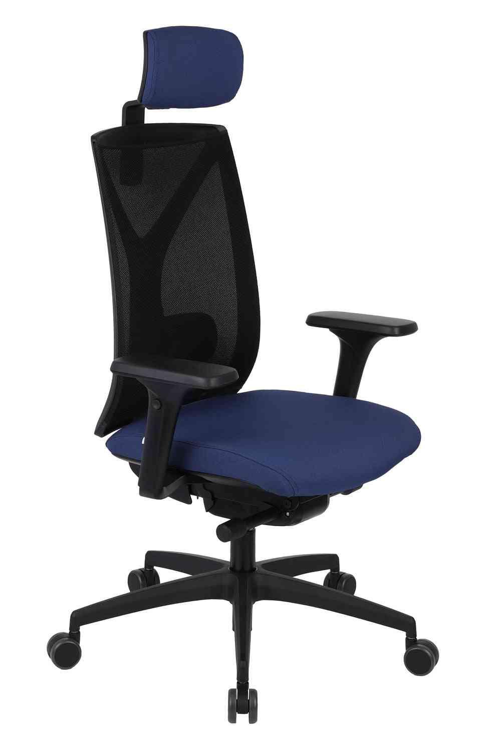 Biuro kėdė Valio BS HD Black Note – tamsiai mėlyna N15