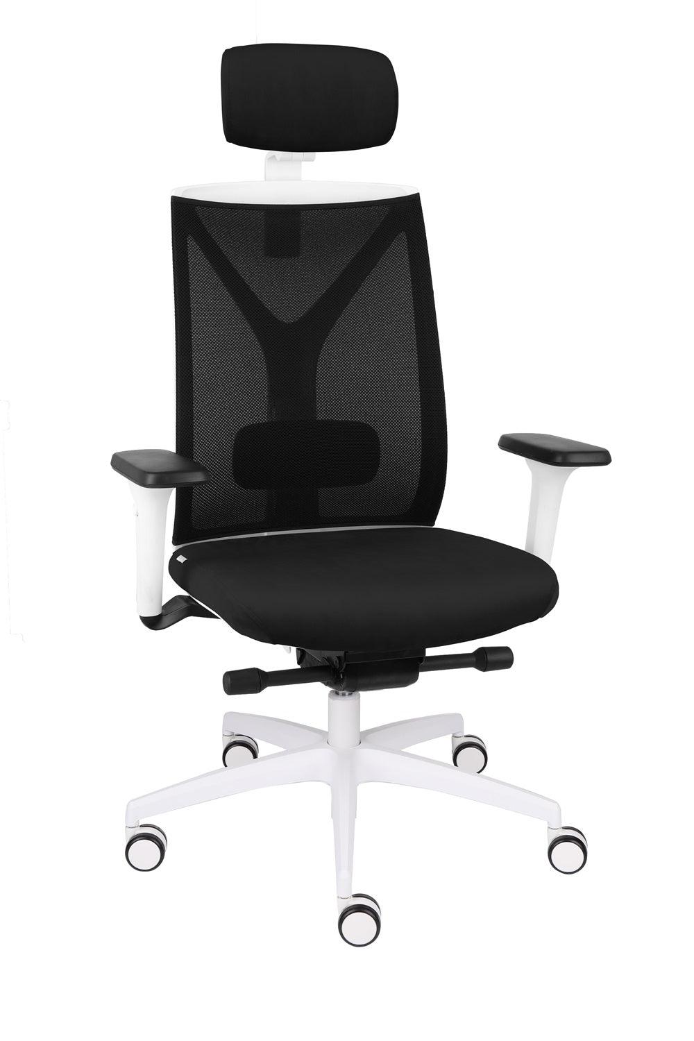 Biuro kėdė Valio WS HD White Magic Velvet – juoda mv01