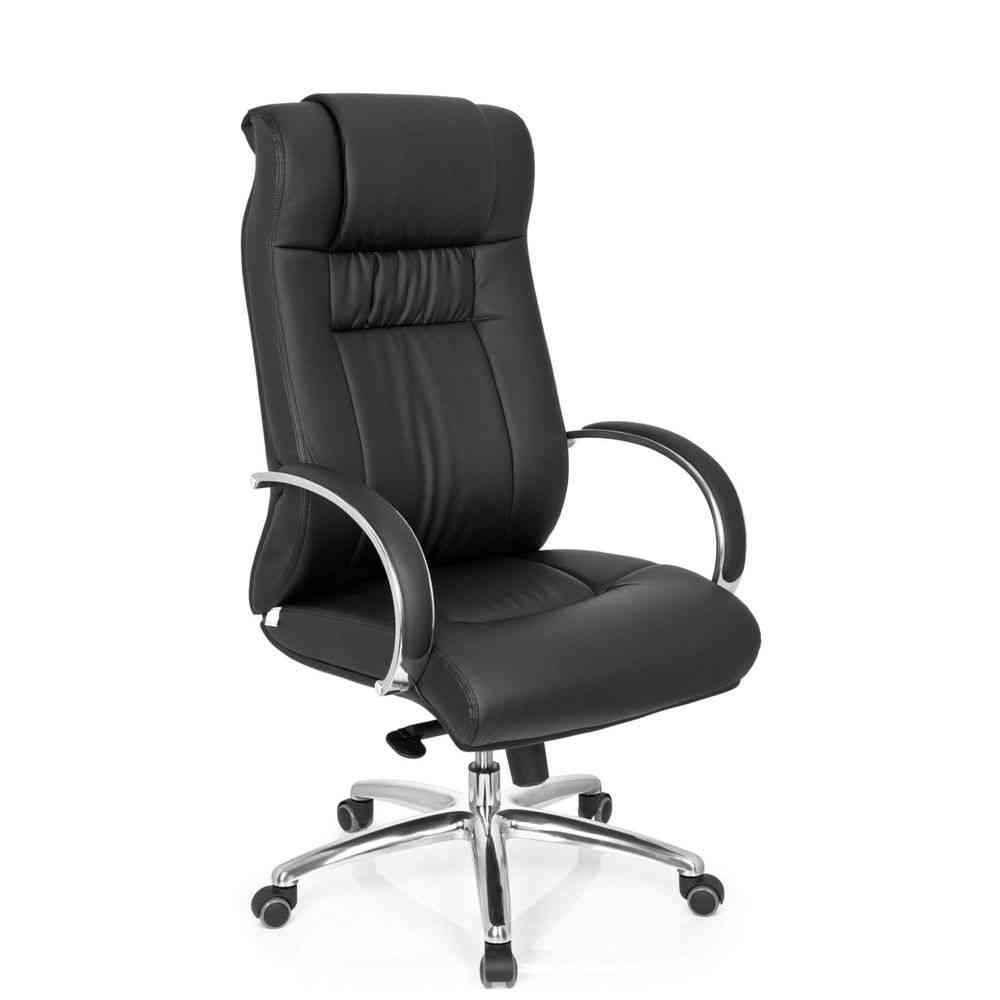 Biroja krēsls XXL G 600 (līdz 150 kg) – Melna