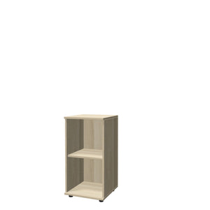 Biuro lentyna THEO, su 2 atviromis lentynomis, 745 x 400 x 375 mm – Nabucco