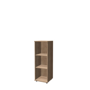 Biuro lentyna THEO su 3 atviromis lentynomis, 1100 x 400 x 375 mm – Amerikietiško ąžuolo