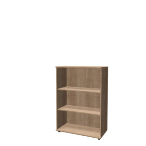 Biuro lentyna THEO su 3 atviromis lentynomis, 1100 x 800 x 375 mm – amerikietiškas ąžuolas