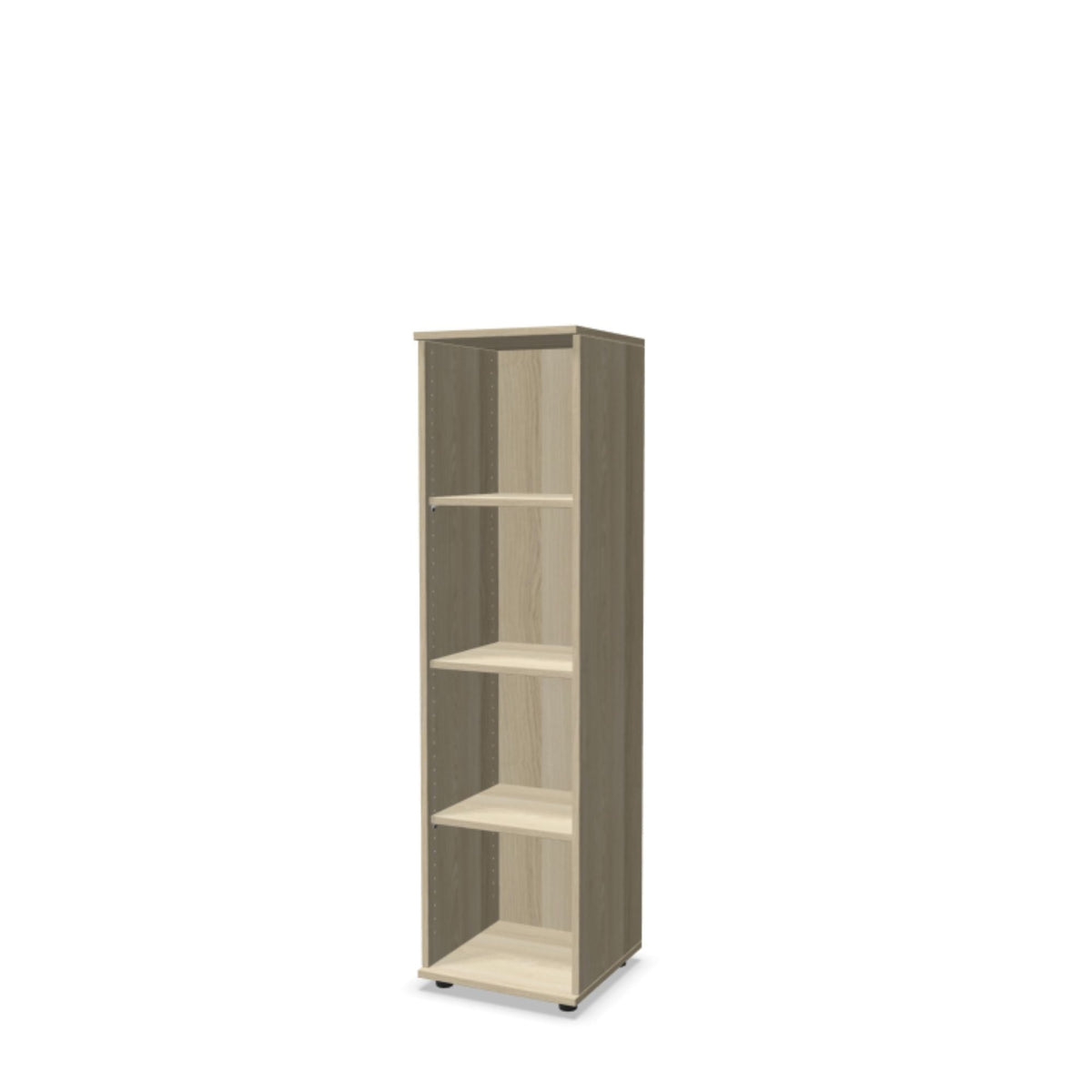 Biuro lentyna THEO, su 4 atviromis lentynomis, 1450 x 400 x 375 mm – Nabucco