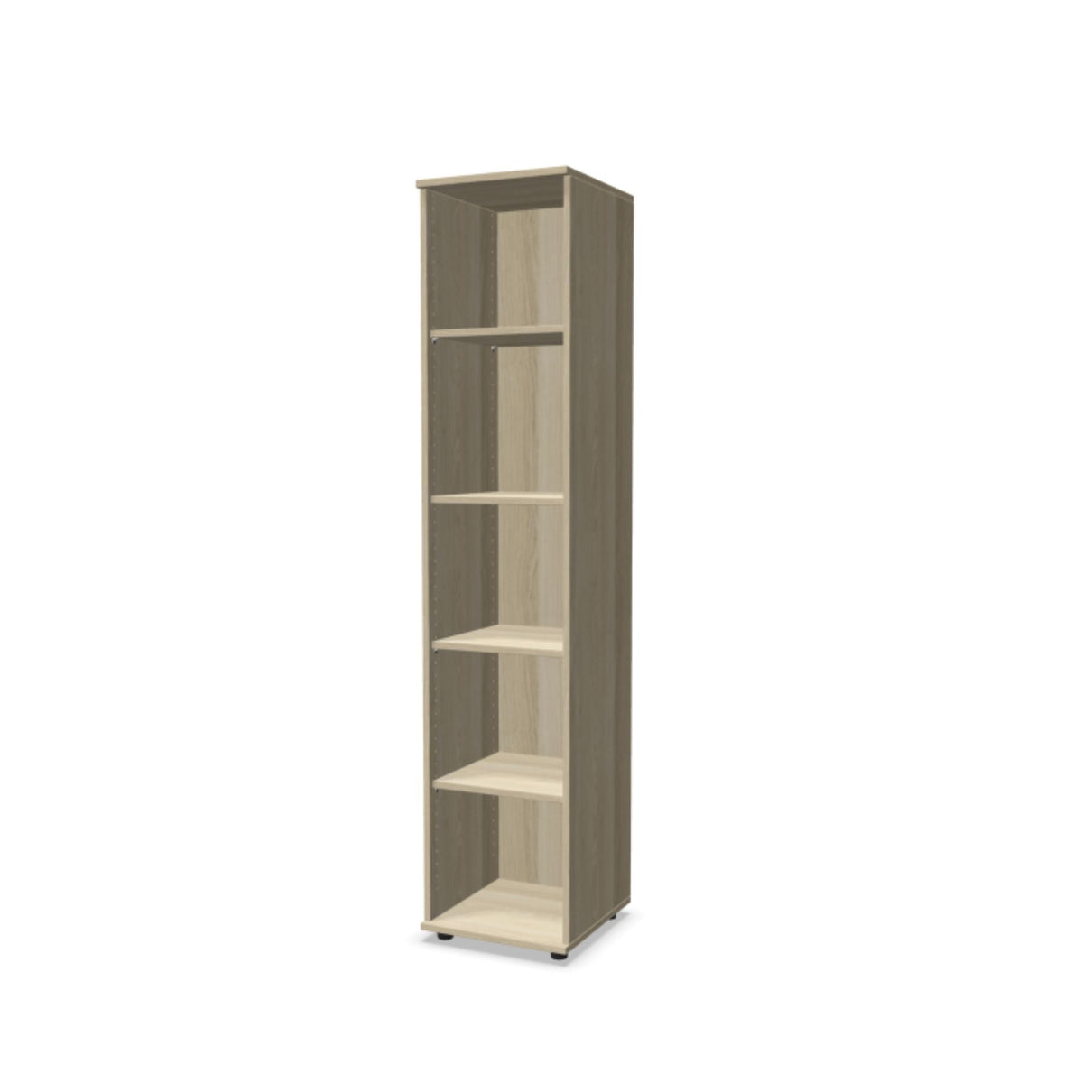 Biuro lentyna THEO, su 5 atviromis lentynomis, 1800 x 400 x 375 mm – Nabucco