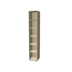 Biuro lentyna THEO, su 6 atviromis lentynomis, 2150 x 400 x 375 mm – Nabucco