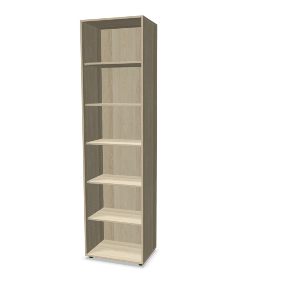 Biuro lentyna THEO su 6 atviromis lentynomis, 2150 x 600 x 375 mm – Nabucco