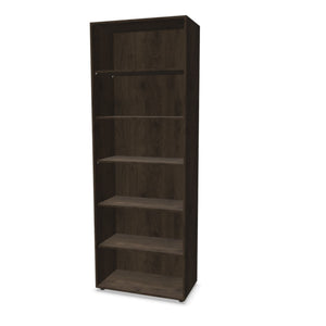 Biuro lentyna THEO su 6 atviromis lentynomis, 2150 x 800 x 375 mm – riešutmedžio