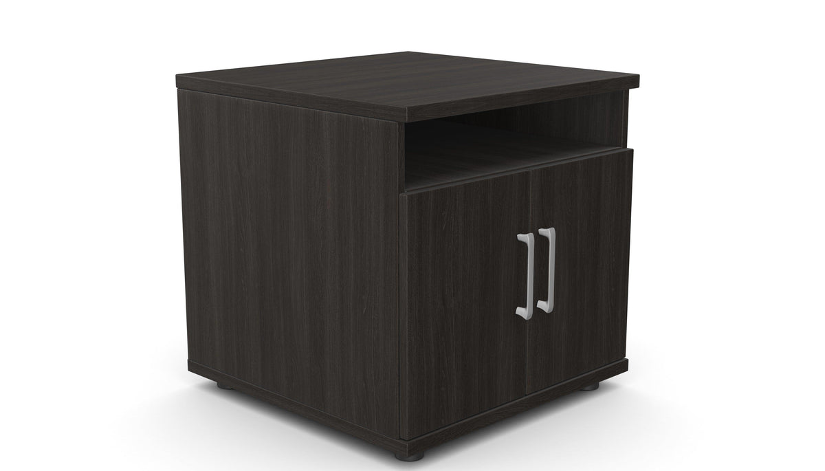 Biuro spausdintuvo lentyna THEO, 600 x 600 x 600 mm – Harbour Oak
