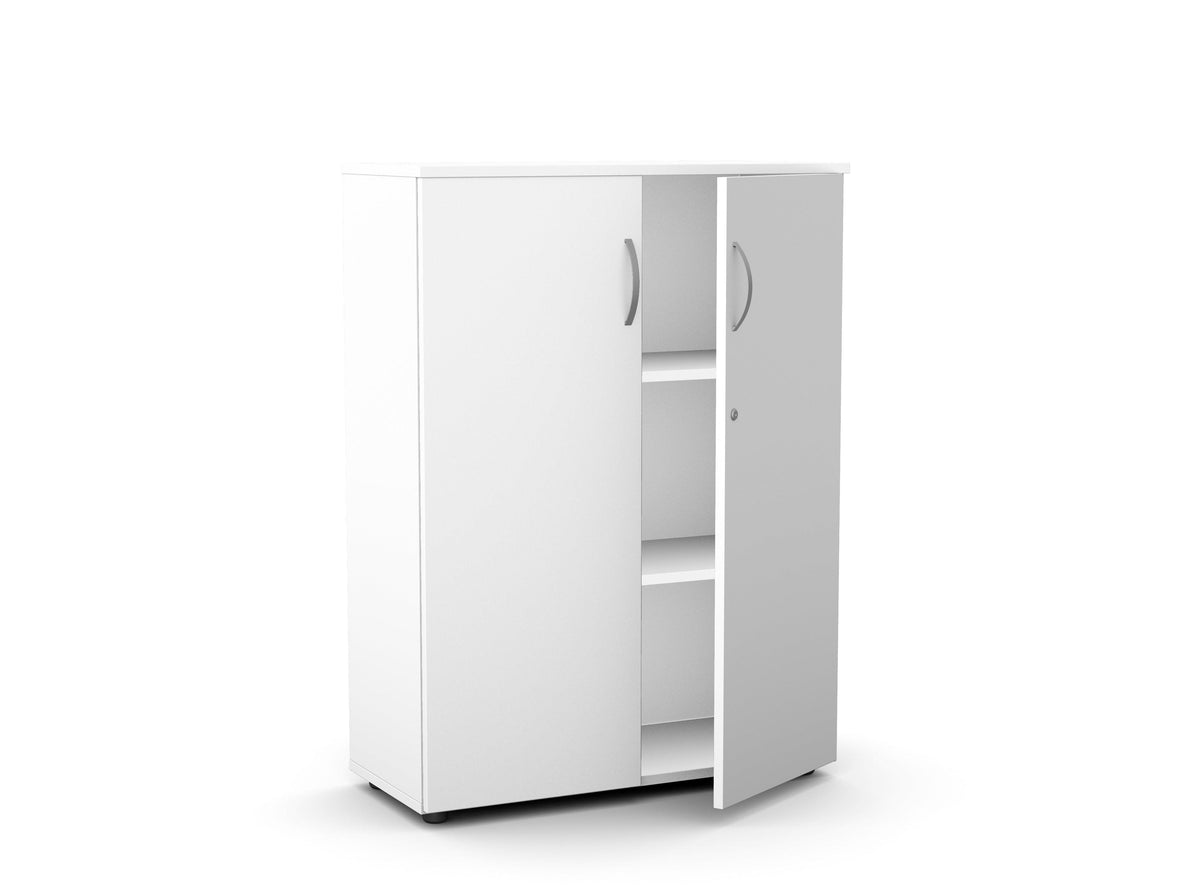Biuro spinta Flexx, 1190 x 800 x 355 mm – Balta / Plastikinės kojelės