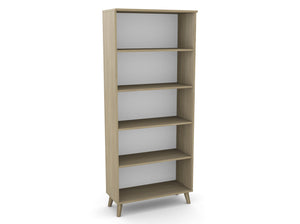 Biuro spinta Flexx su 5 atviromis lentynomis, 1800 x 800 x 355 mm