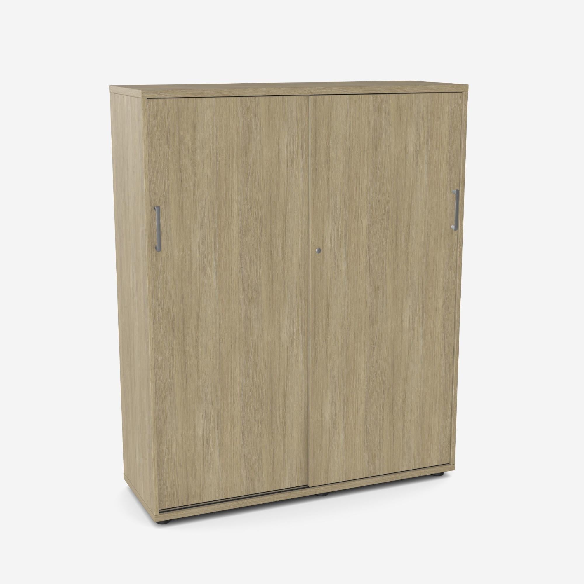 Biuro spinta NUWO su stumdomomis durimis, 4 lentynos, 1500x1200x420 mm, konfigūruojama