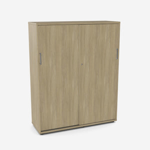 Biuro spinta NUWO su stumdomomis durimis, 4 lentynos, 1500x1200x420 mm, konfigūruojama