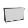 Biroja skapis NUWO ar rullo durvīm, 2 plaukti, 780x1200x420 mm, konfigurējams - Ergostock.lv