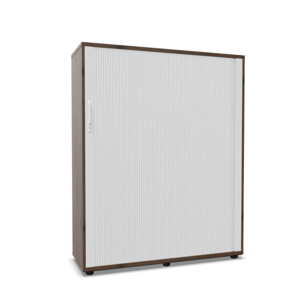 Biuro spinta NUWO su žaliuzinėmis durimis, 4 lentynos, 1500x1200x420 mm, konfigūruojama