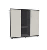 Biroja skapis NUWO COMBI M, 1140x1200x420 mm, konfigurējams - Ergostock.lv