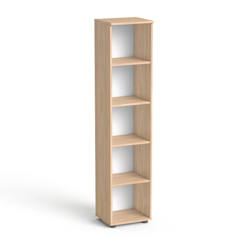 Biuro spintų komplektas Flexx Amber Oak, trys spintos, bendras plotis 200 cm, Amber Oak
