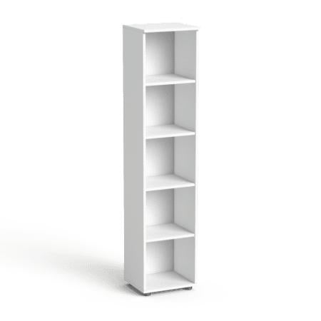 Biuro spintų komplektas Flexx White, trys spintos, bendras plotis 200 cm, baltas