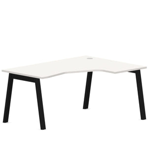 Kampinis biuro stalas MODERN A, 160 x 120 cm, konfigūruojamas