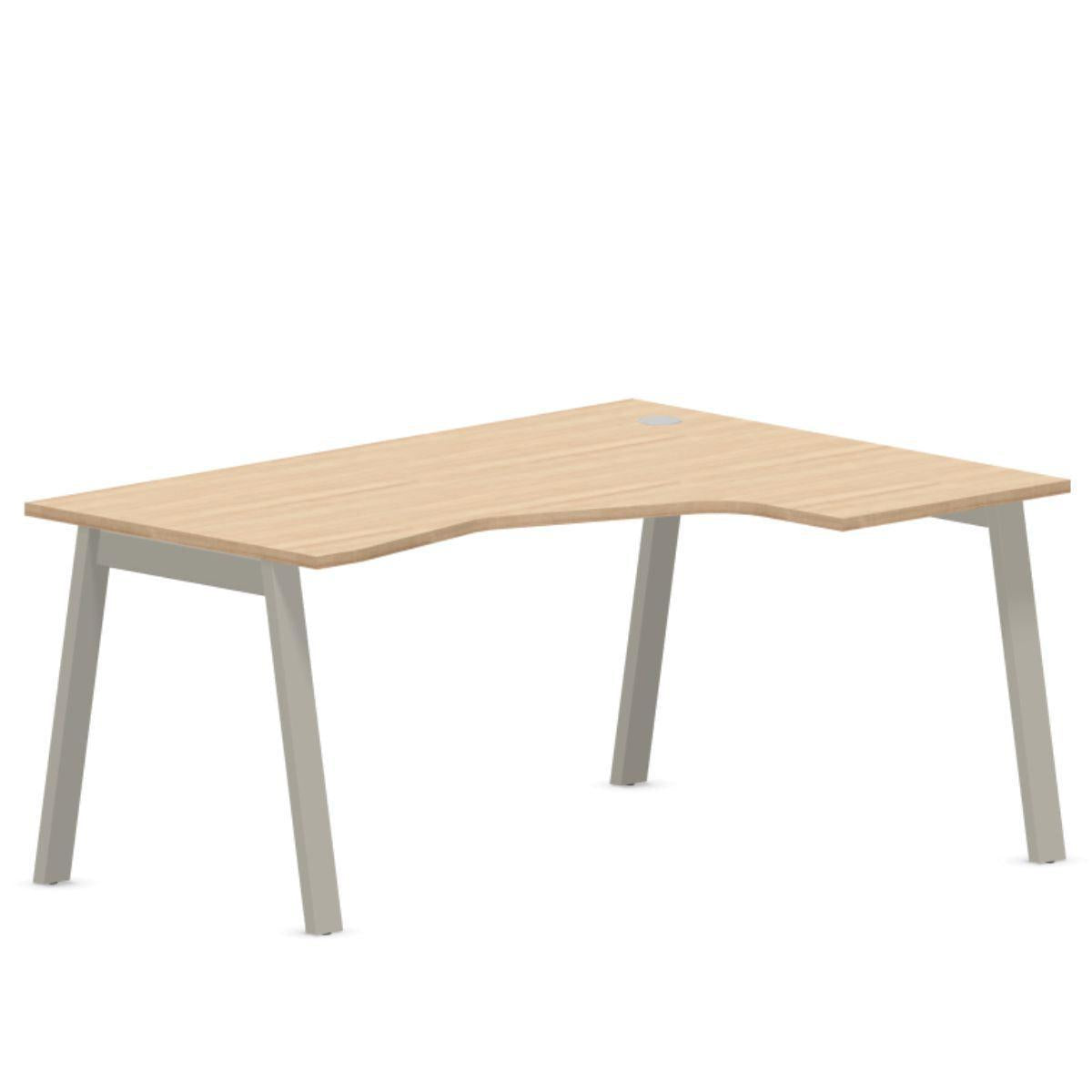 Kampinis biuro stalas MODERN A, 160 x 120 cm, konfigūruojamas