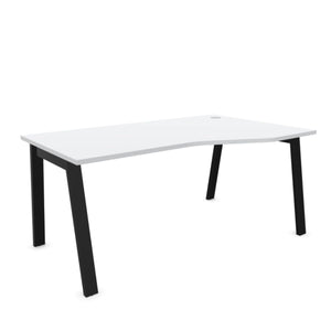 Kampinis biuro stalas MODERN A, 160 x 80/100 cm, konfigūruojamas