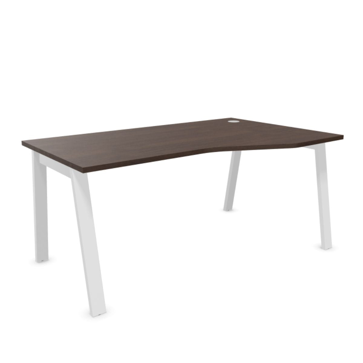 Kampinis biuro stalas MODERN A, 160 x 80/100 cm, konfigūruojamas