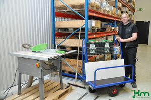Statybinis vežimėlis KONGAMEK 08425 1000 x 700mm 500 kg