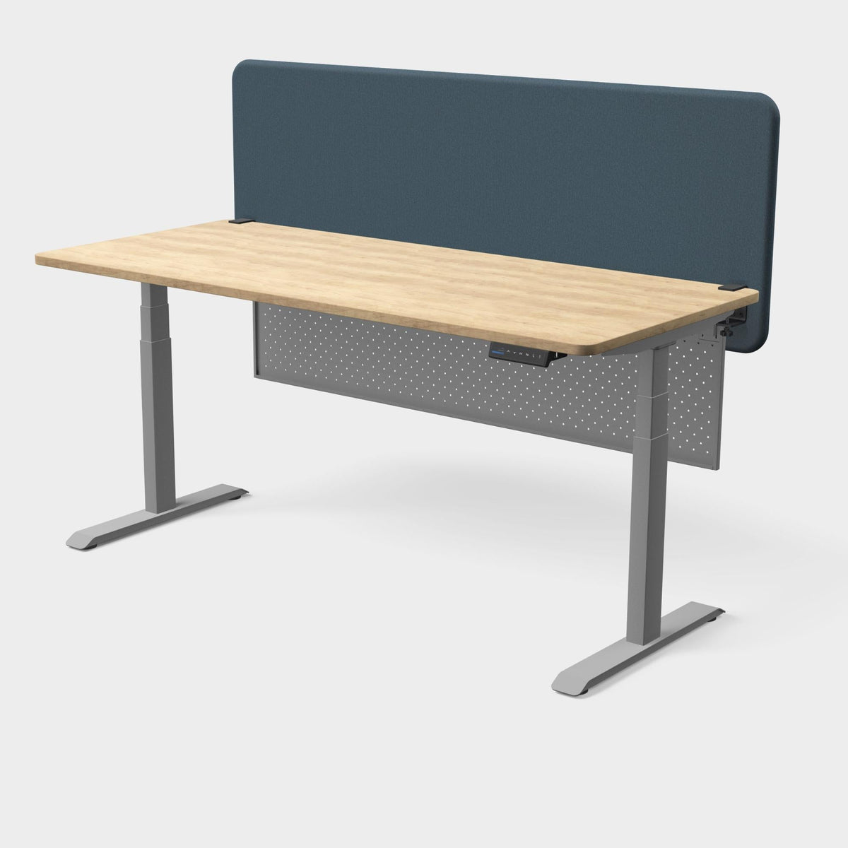 Darbo vietos komplektas PRESTIGE LINE 180 x 80 cm, + TYSTIQ stalo pertvara + dengiamoji plokštė