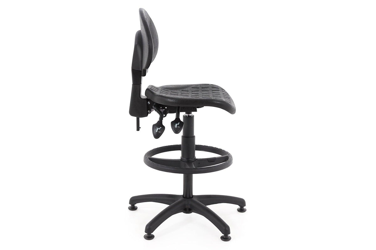 Dirbtuvių kėdė LAB RB Black
