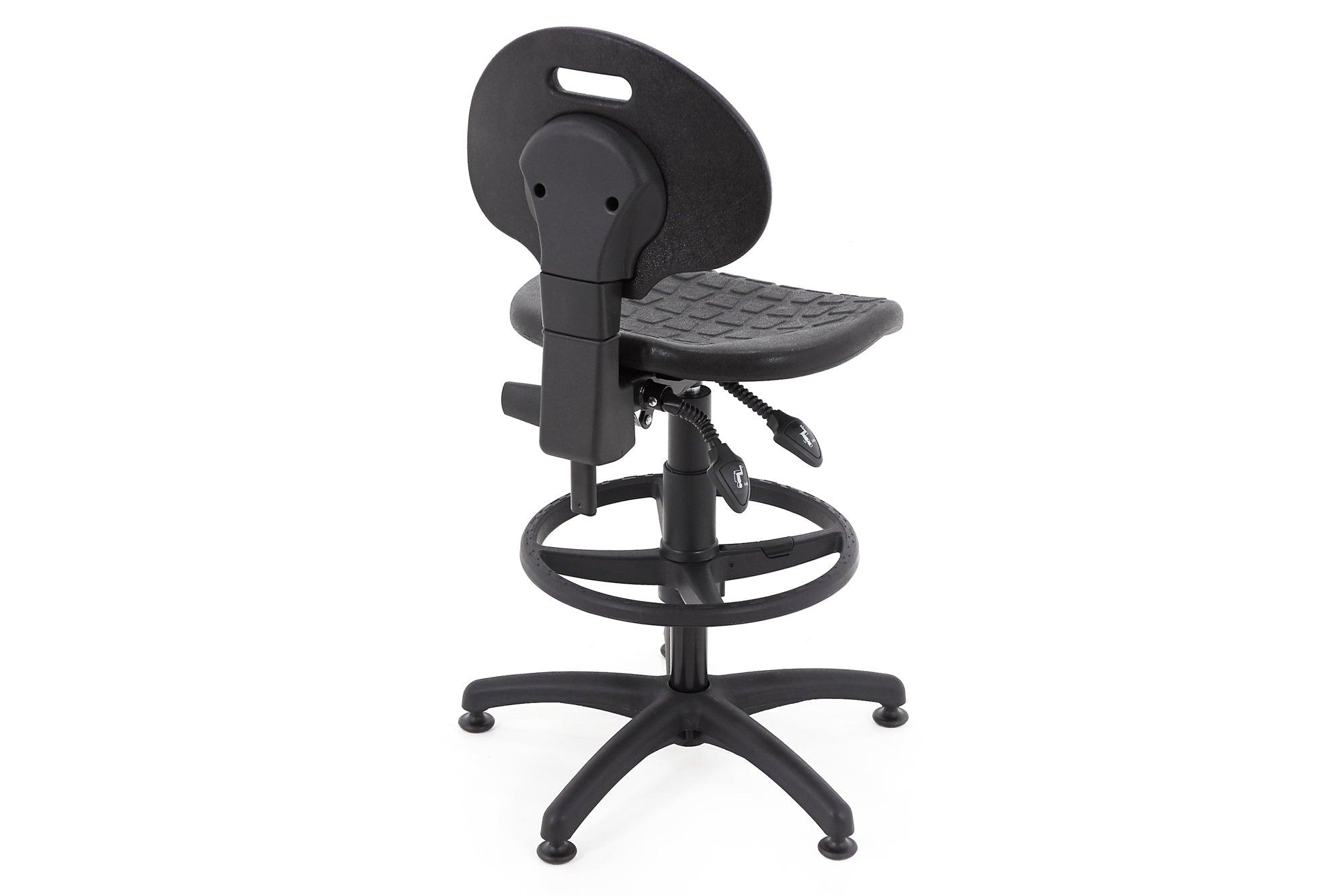 Dirbtuvių kėdė LAB RB Black