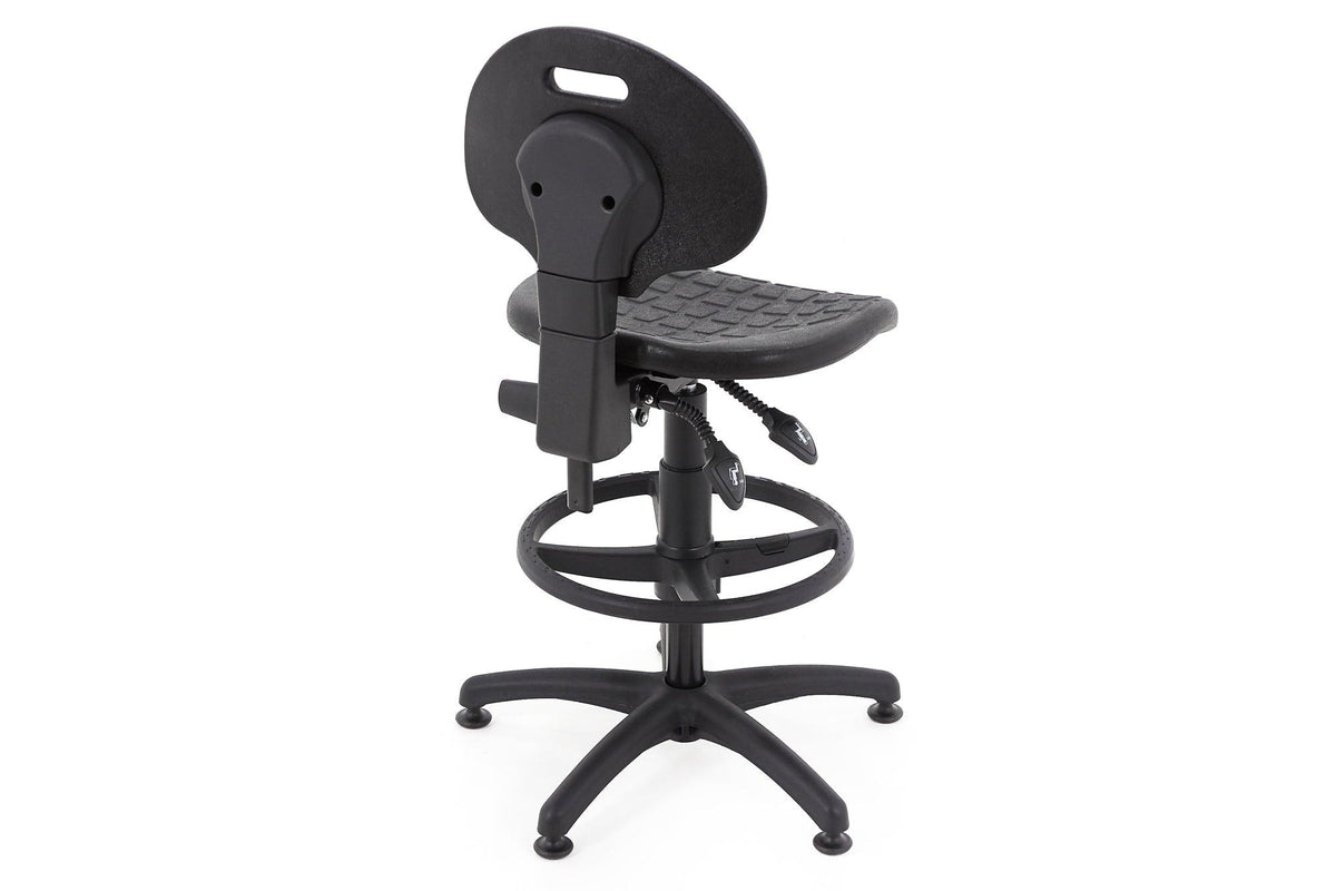 Dirbtuvių kėdė LAB RB Black