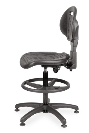 Dirbtuvių kėdė LAB RB Black