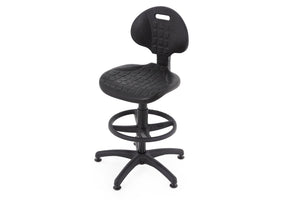 Dirbtuvių kėdė LAB RB Black