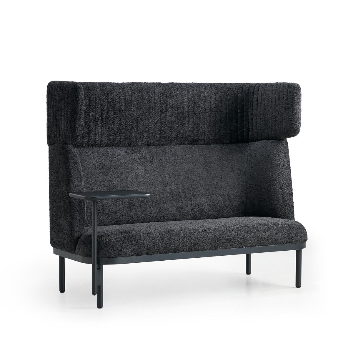 Sofa Caldera Duo su staliuku, juoda