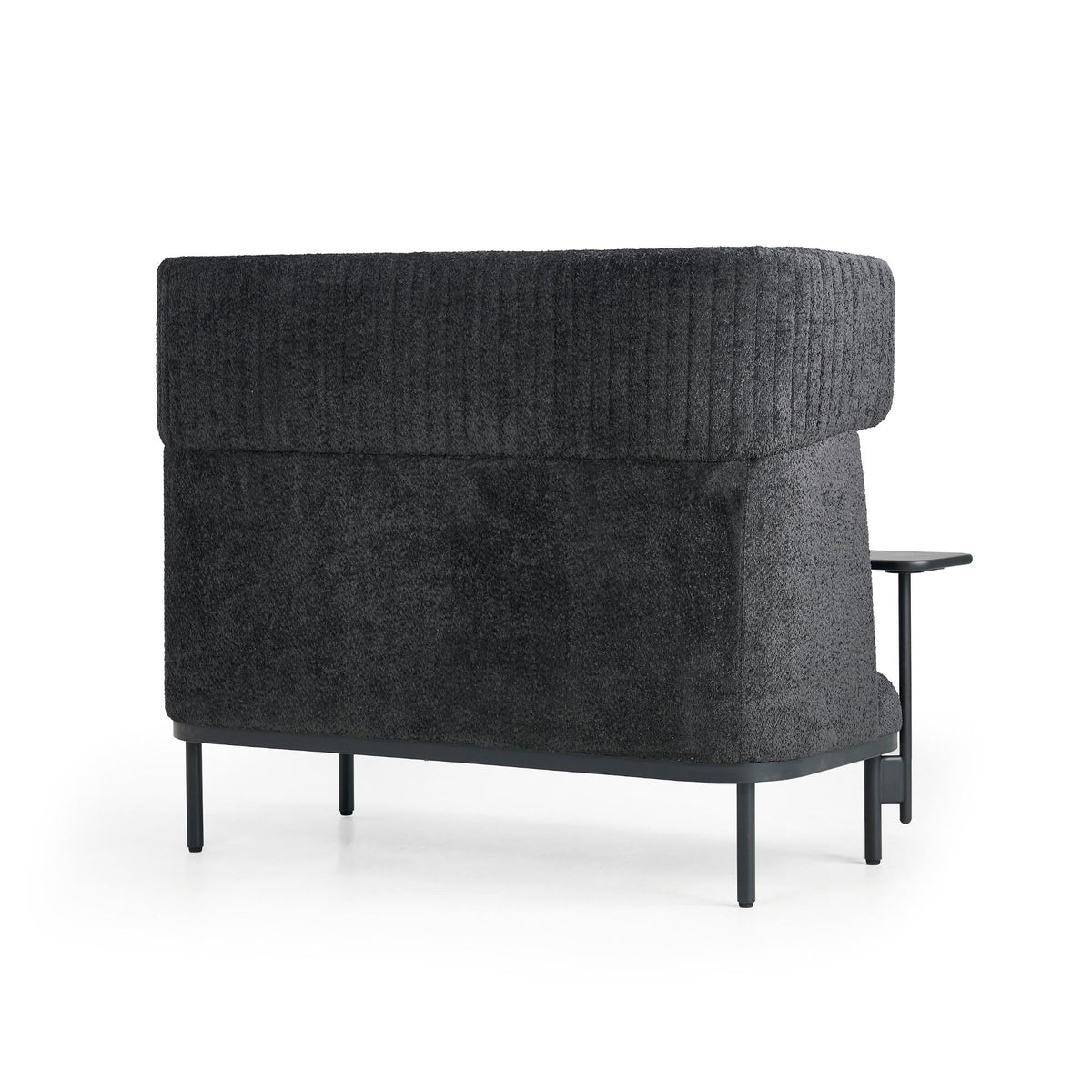 Sofa Caldera Duo su staliuku, juoda