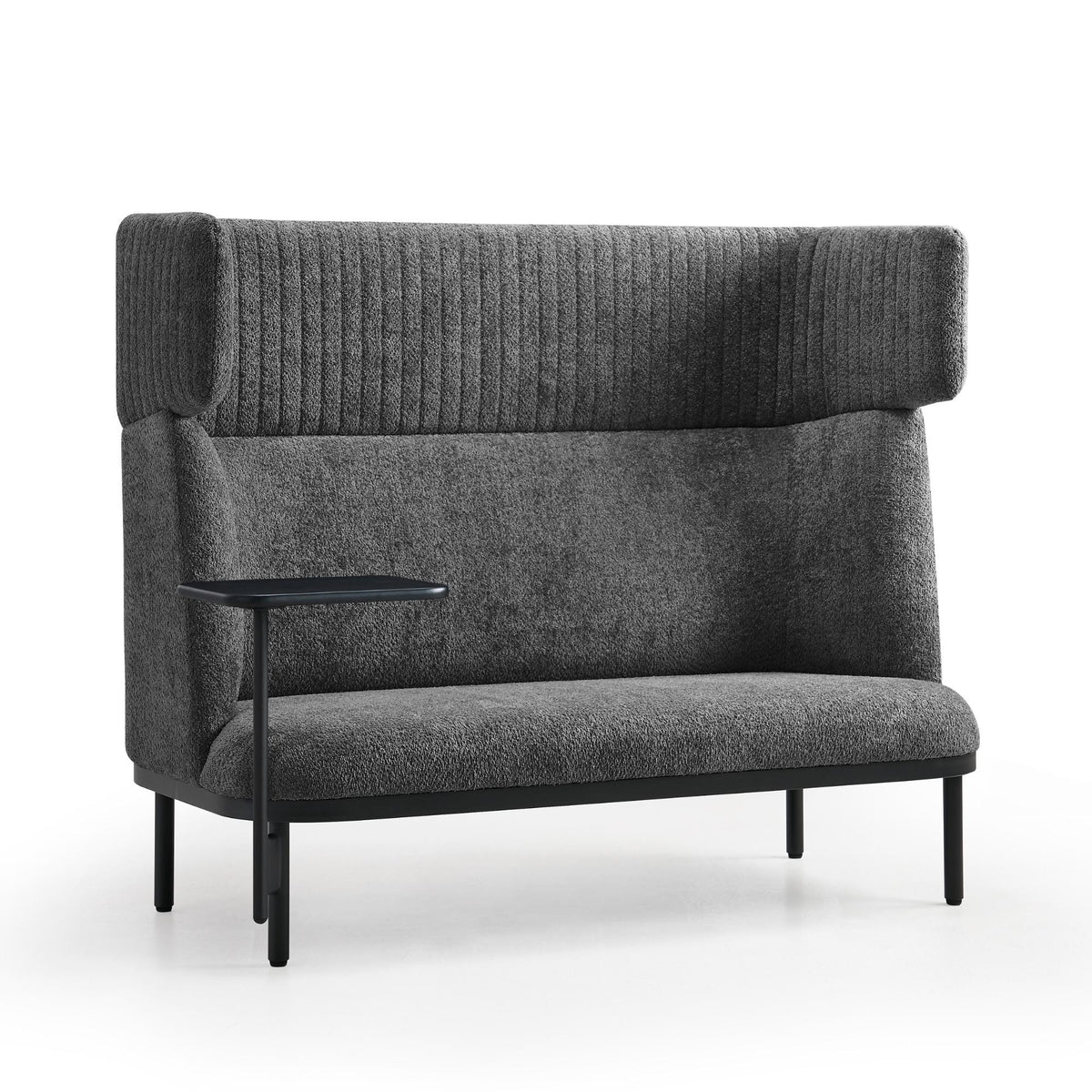 Sofa Caldera Duo su staliuku, pilka