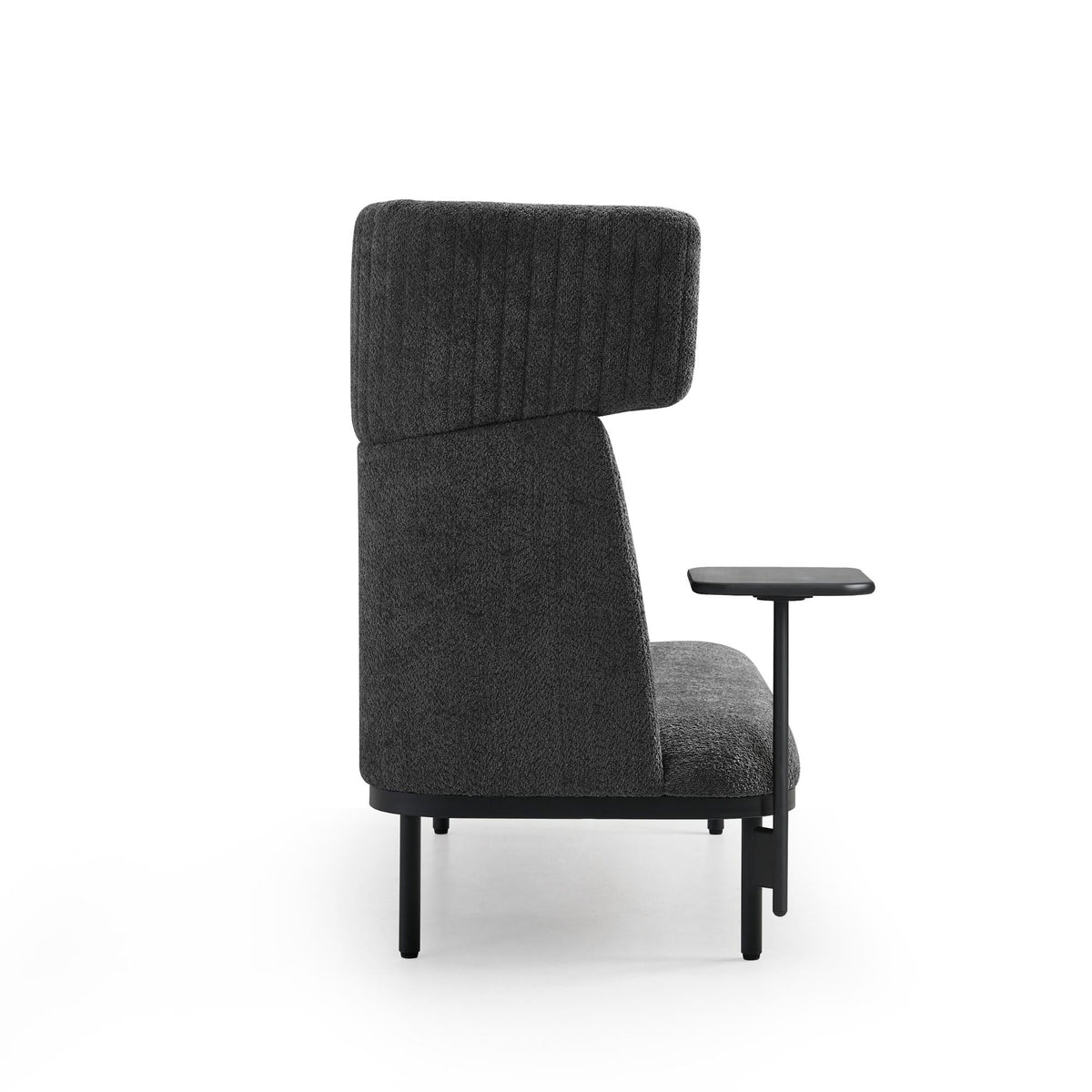 Sofa Caldera Duo su staliuku, pilka