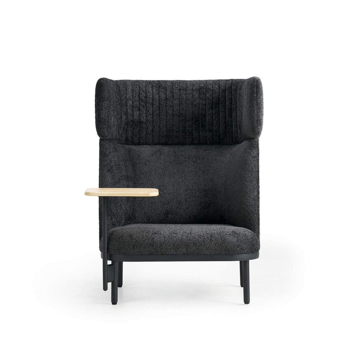 Sofa Caldera Single su staliuku, juoda