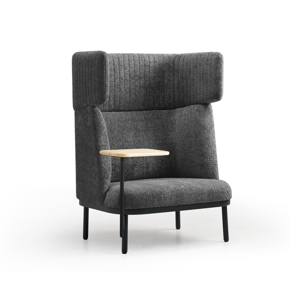 Sofa Caldera Single su staliuku, pilka