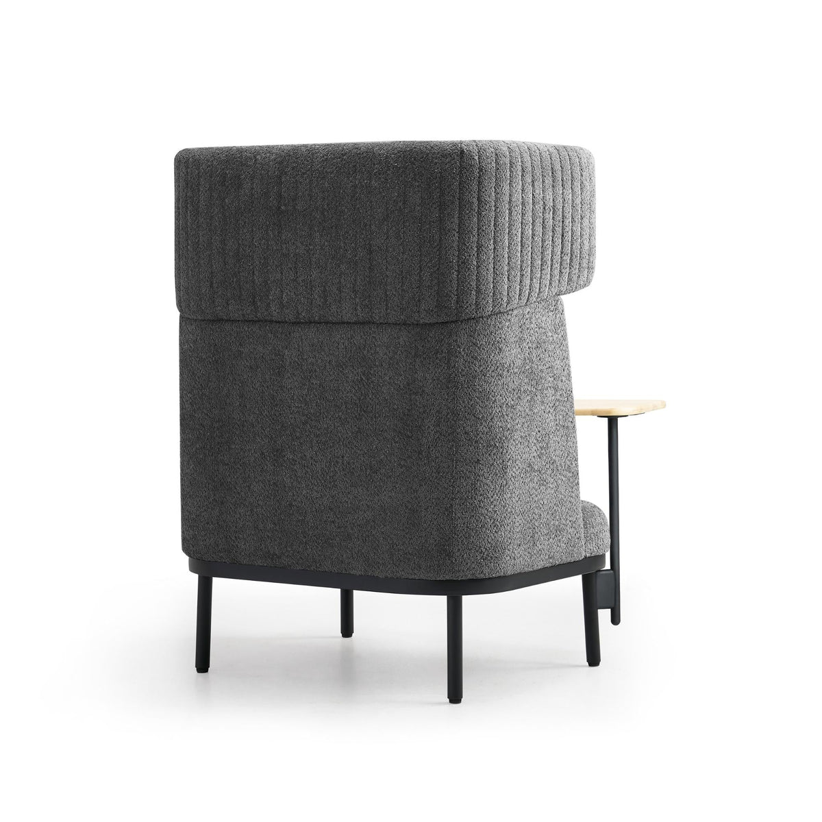 Sofa Caldera Single su staliuku, pilka