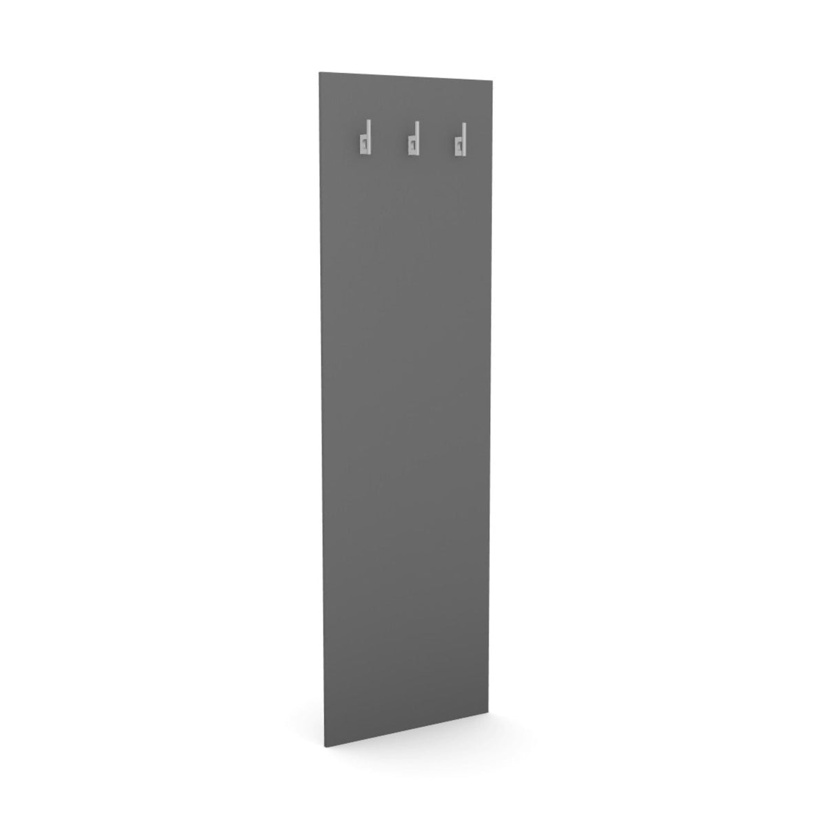 Drabužių kabykla su 3 kabliukais, 150 cm x 45 cm – grafito