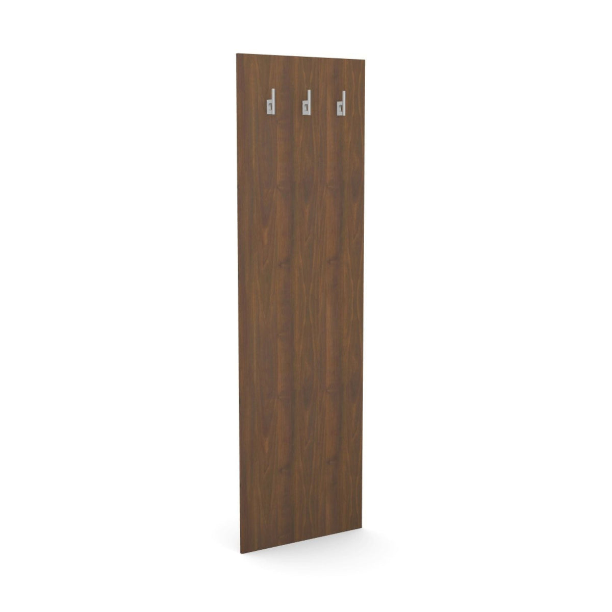 Drabužių kabykla su 3 kabliukais, 150 cm x 45 cm – riešutmedis