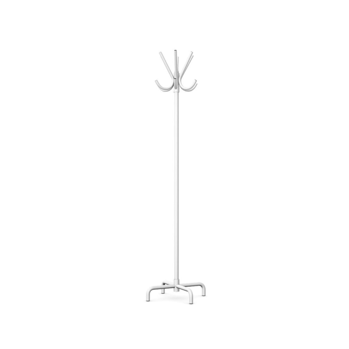 Drabužių kabykla WS-2, aukštis 187 cm – Balta