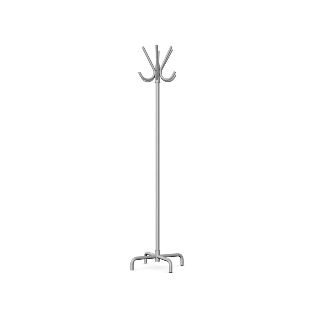 Drabužių kabykla WS-2, aukštis 187 cm – Sidabrinė