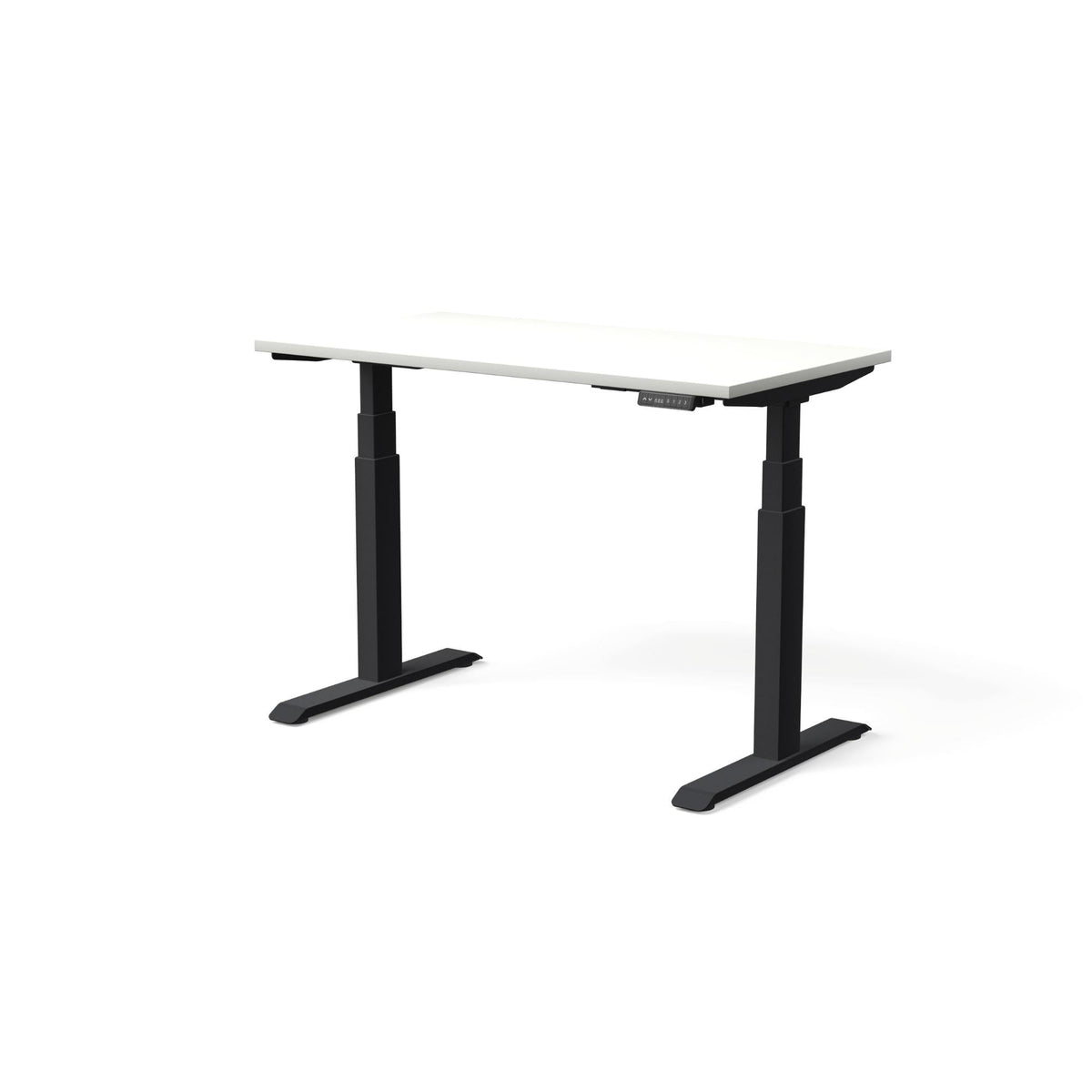 Elektra reguliuojamo aukščio stalas MOVE PRO II – Balta / Juoda / 120 x 65