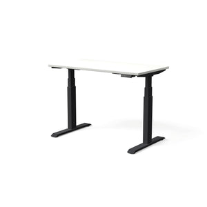 Elektra reguliuojamo aukščio stalas MOVE PRO II – Balta / Juoda / 120 x 65