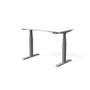 Elektra reguliuojamo aukščio stalas MOVE PRO II – Balta / Sidabrinė / 120 x 65
